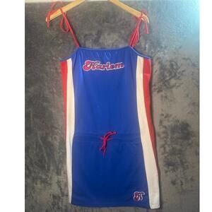 Streetwear x Victorious “Harlem” Jersey Dress Women’s 2XL Blue/Red/White VTG Y2K